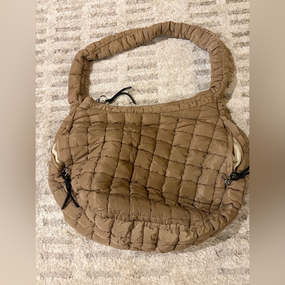 Quilted Tan Women's Bag